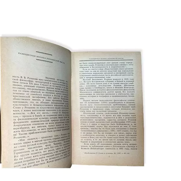 В.В. Розанов. Несовместимые контрасты жития. М, 1990 — изображение 6
